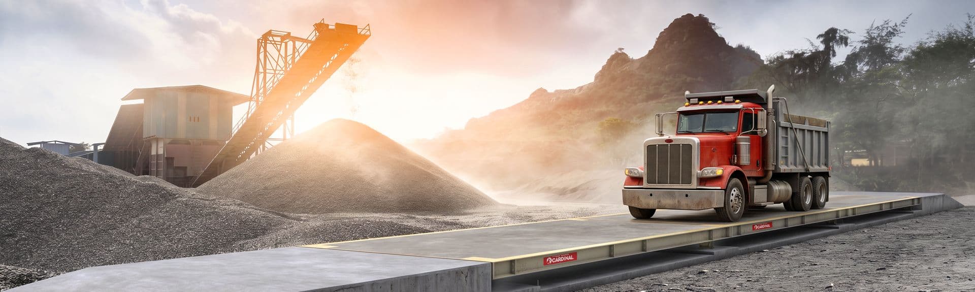 ARMOR Concrete Deck Truck Scales with Digital SmartCells