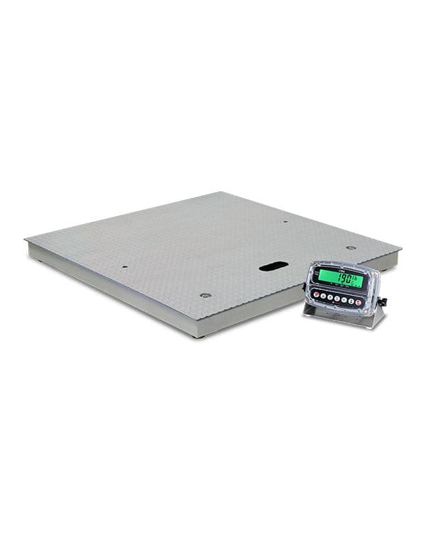 Electronic Floor Scales with Gas-Assisted Lift Decks
