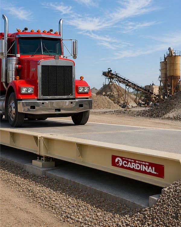 ARMOR Concrete Deck Truck Scales with Guardian Hydraulic Load Cells