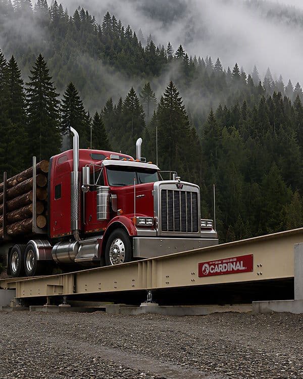 Olympus Concrete Deck Truck Scales with AC Analog Load Cells