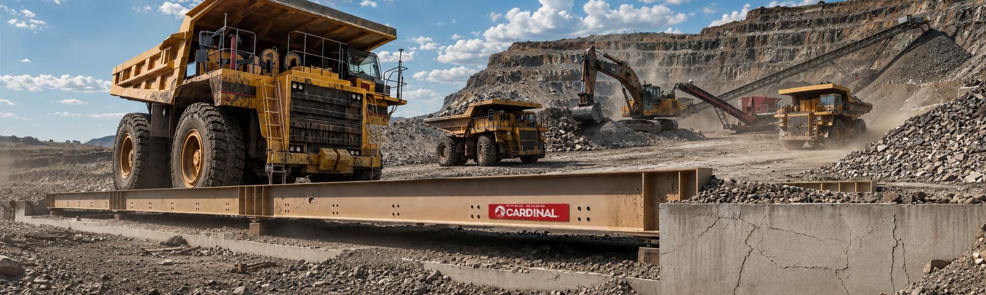 Olympus Concrete Deck Truck Scales with SCBD Digital Load Cells